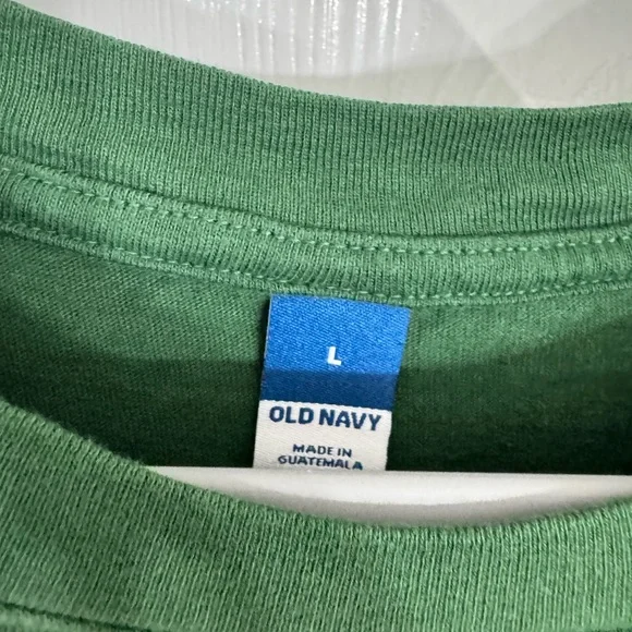Old Navy Green Short Sleeve Tee Dress - Picture 3 of 3